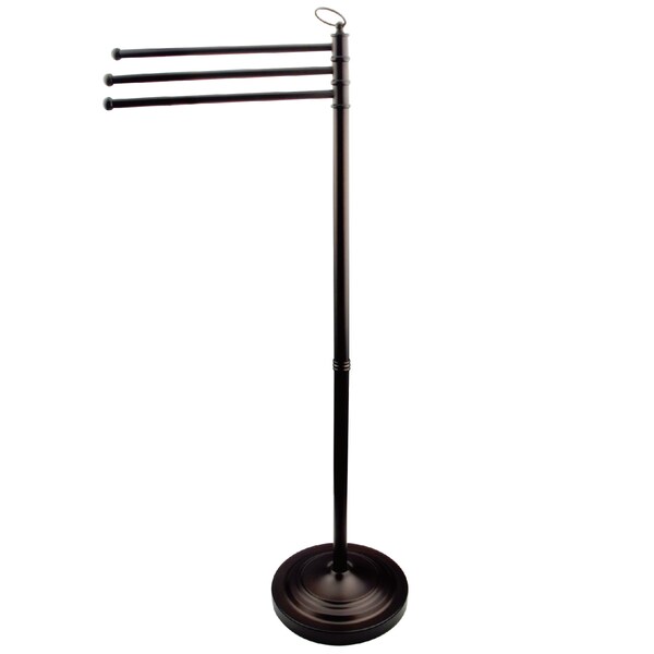 Vintage Pedestal Towel Bar, Oil Rubbed Bronze